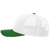Richardson White/White/Kelly Trucker Cap