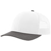 Richardson White/White/Charcoal Trucker Cap
