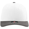 Richardson White/White/Charcoal Trucker Cap