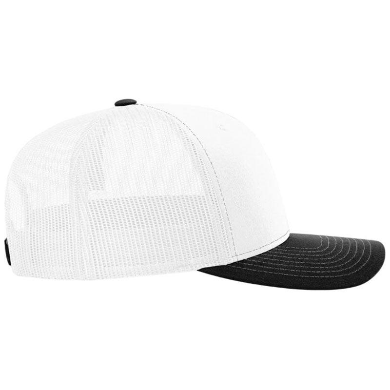 Richardson White/White/Black Trucker Cap