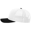 Richardson White/White/Black Trucker Cap