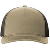 Richardson Khaki/Coffee Five-Panel Trucker