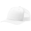 Richardson White Five-Panel Trucker