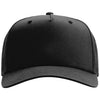 Richardson Black Five-Panel Champ Trucker