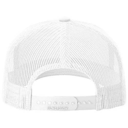 Richardson White/Navy Five-Panel with Rope