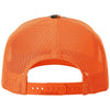 Richardson Blaze Duck Camo/Blaze Printed Five-Panel Trucker