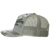 Richardson Digital Camo/Light Green Printed Five-Panel Trucker