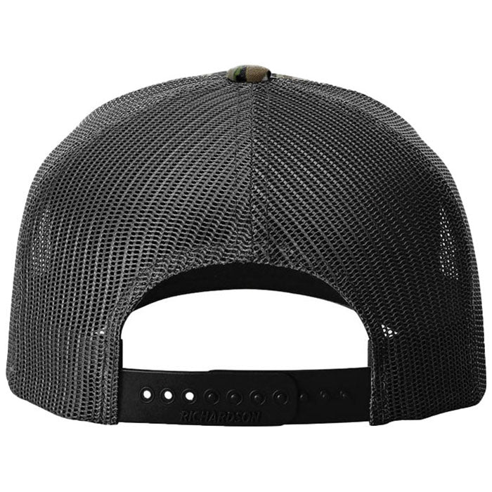 Richardson Realtree Original/Black Printed Five-Panel Trucker