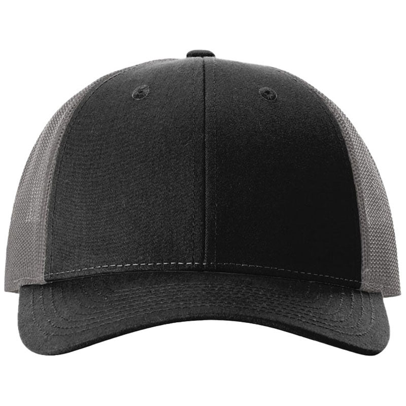 Richardson Black/Charcoal Low Pro Trucker