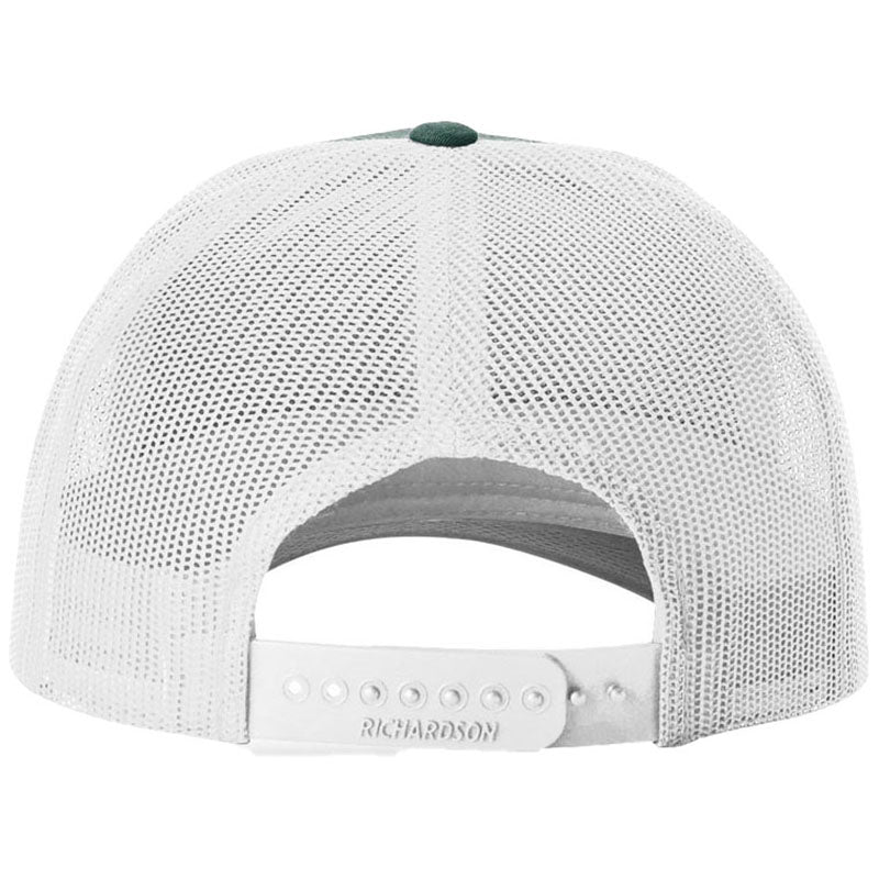 Richardson Dark Green Heather/Light Grey Low Pro Trucker