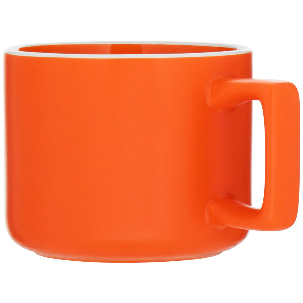 ETS Express Matte Orange Helio 12oz Ceramic Mug