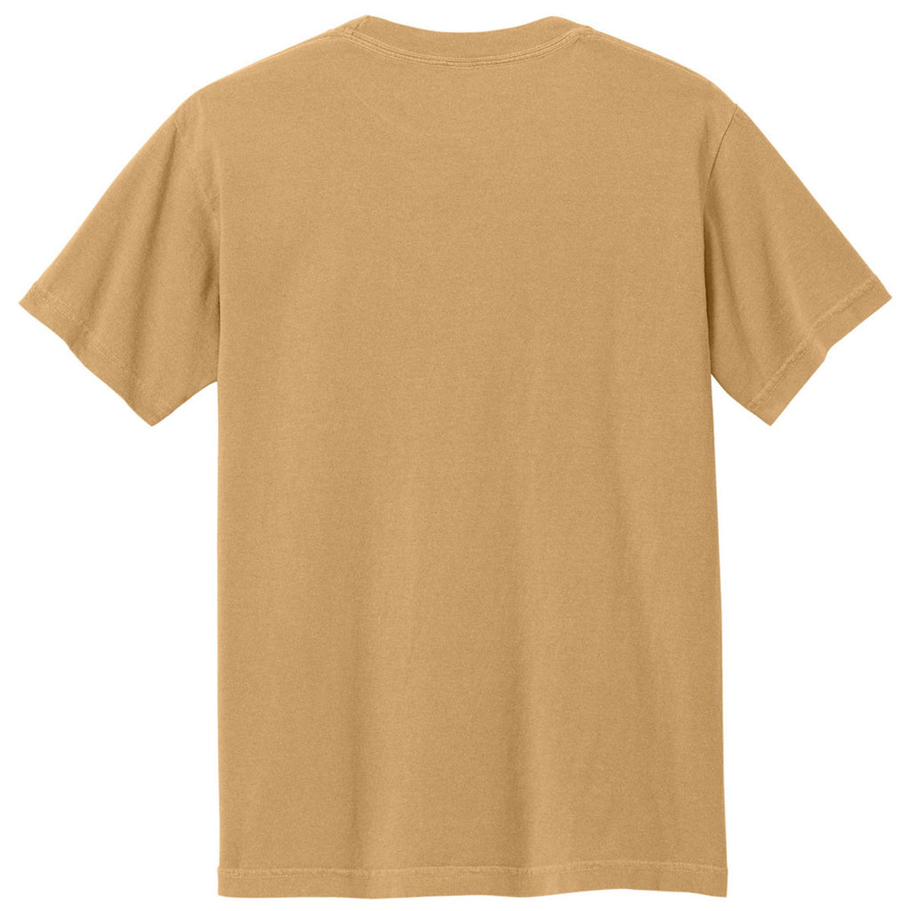 American Apparel Unisex Faded Mustard Heavyweight Cotton Garment-Dyed Tee