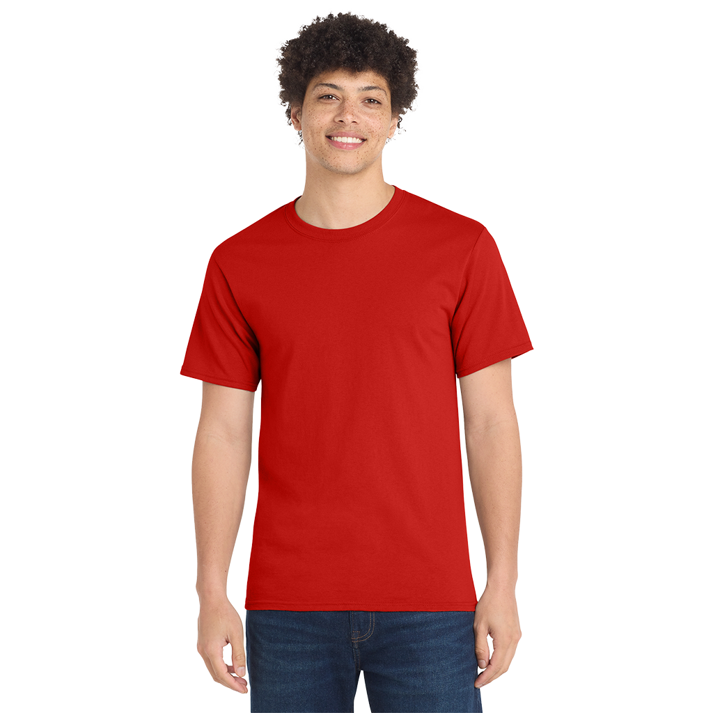 Port & Co Jet Fiery Red Tall Essential Tee
