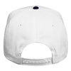 Valucap White/Navy Five-Panel Twill Cap