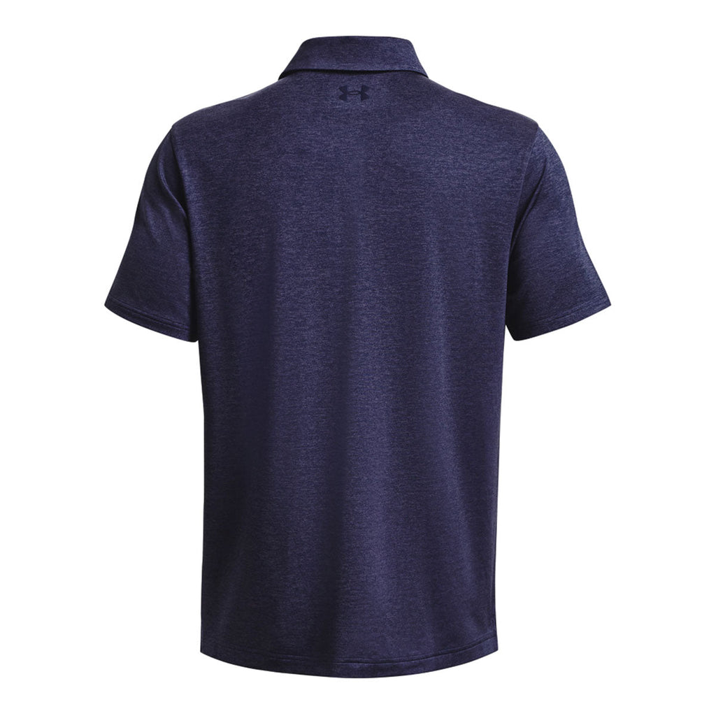48-Hour Under Armour Men's Midnight Navy Light Heather Playoff 3.0 Polo