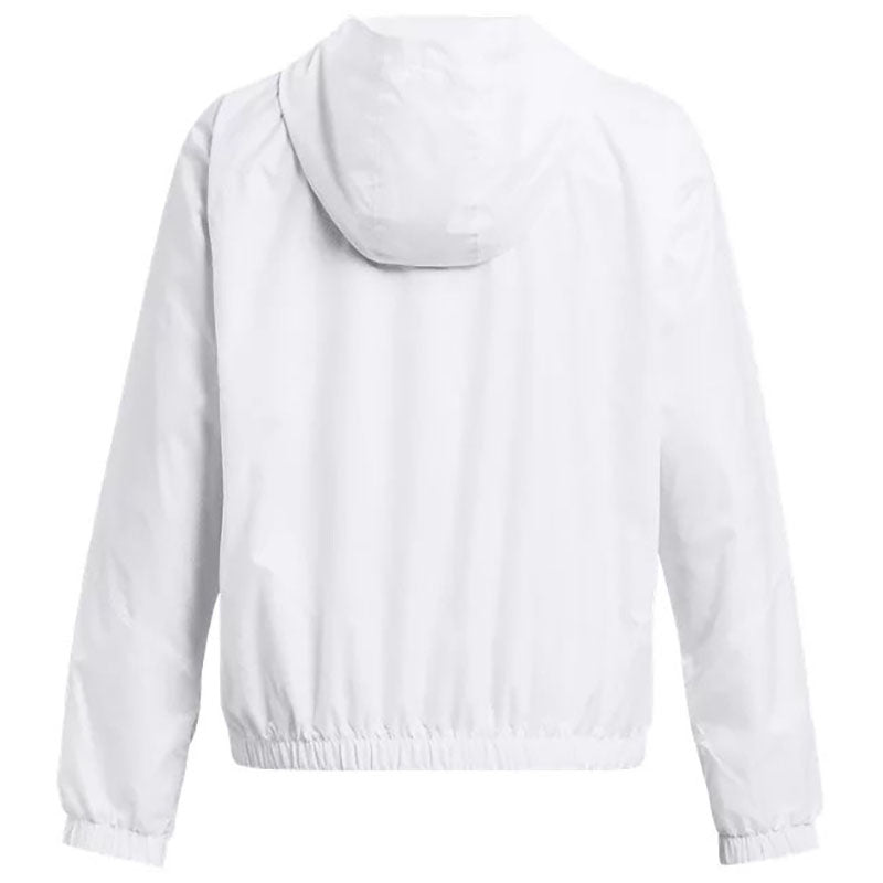 Under Armour Women's White/Black Rival Sport Windbreaker