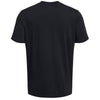 Under Armour Men's Black/White Heavyweight Patch Short Sleeve