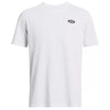 Under Armour Men's White/Black Heavyweight Patch Short Sleeve