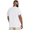 Under Armour Men's White/Black Heavyweight Patch Short Sleeve