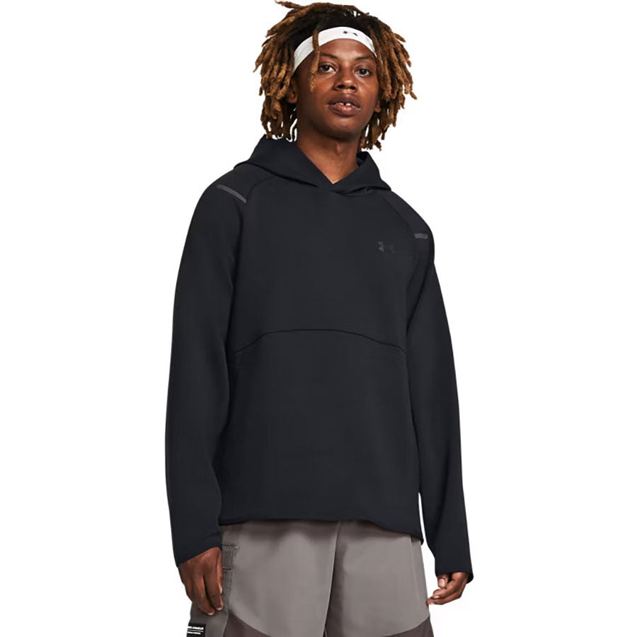 Under Armour Men's Black/Black Unstoppable Fleece Hoodie