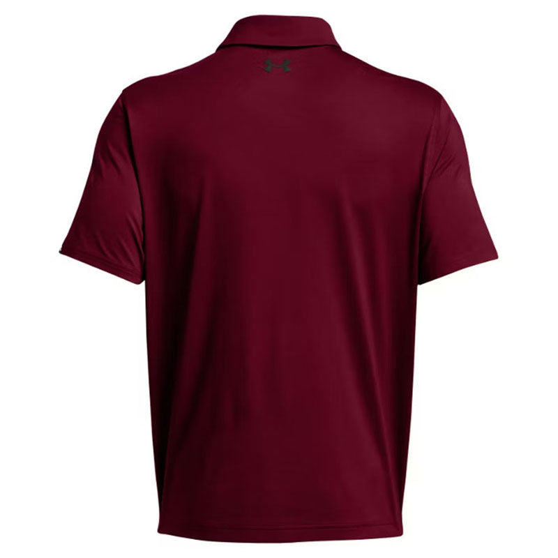 Under Armour Men's Cardinal/White Tee To Green Polo