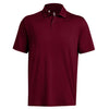 Under Armour Men's Cardinal/White Tee To Green Polo