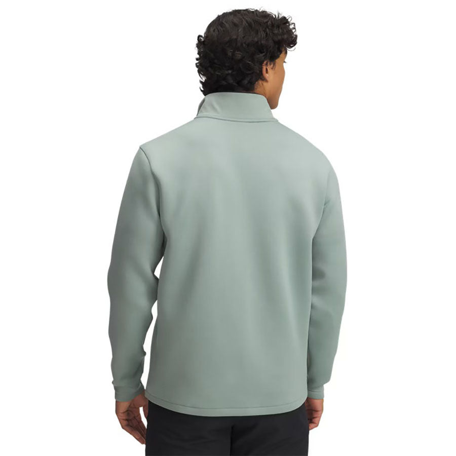 Under Armour Men's Silica Green/Metallic Silver Drive Pro Storm Hybrid 1/2 Zip