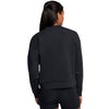 Under Armour Women's Black/Black Unstoppable Fleece Crew