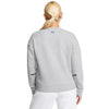 Under Armour Women's Mod Grey Light Heather/Black Unstoppable Fleece Crew