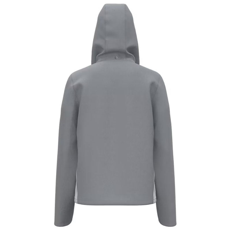 Under Armour Women's Mod Grey/White/White Rival Stretch Woven Jacket