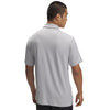 Under Armour Men's White/Black Drive Team Stripe Polo