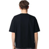 American Apparel Unisex Black Heavyweight Cotton Mid-Length Tee