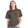 American Apparel Unisex Mushroom Heavyweight Cotton Mid-Length Tee
