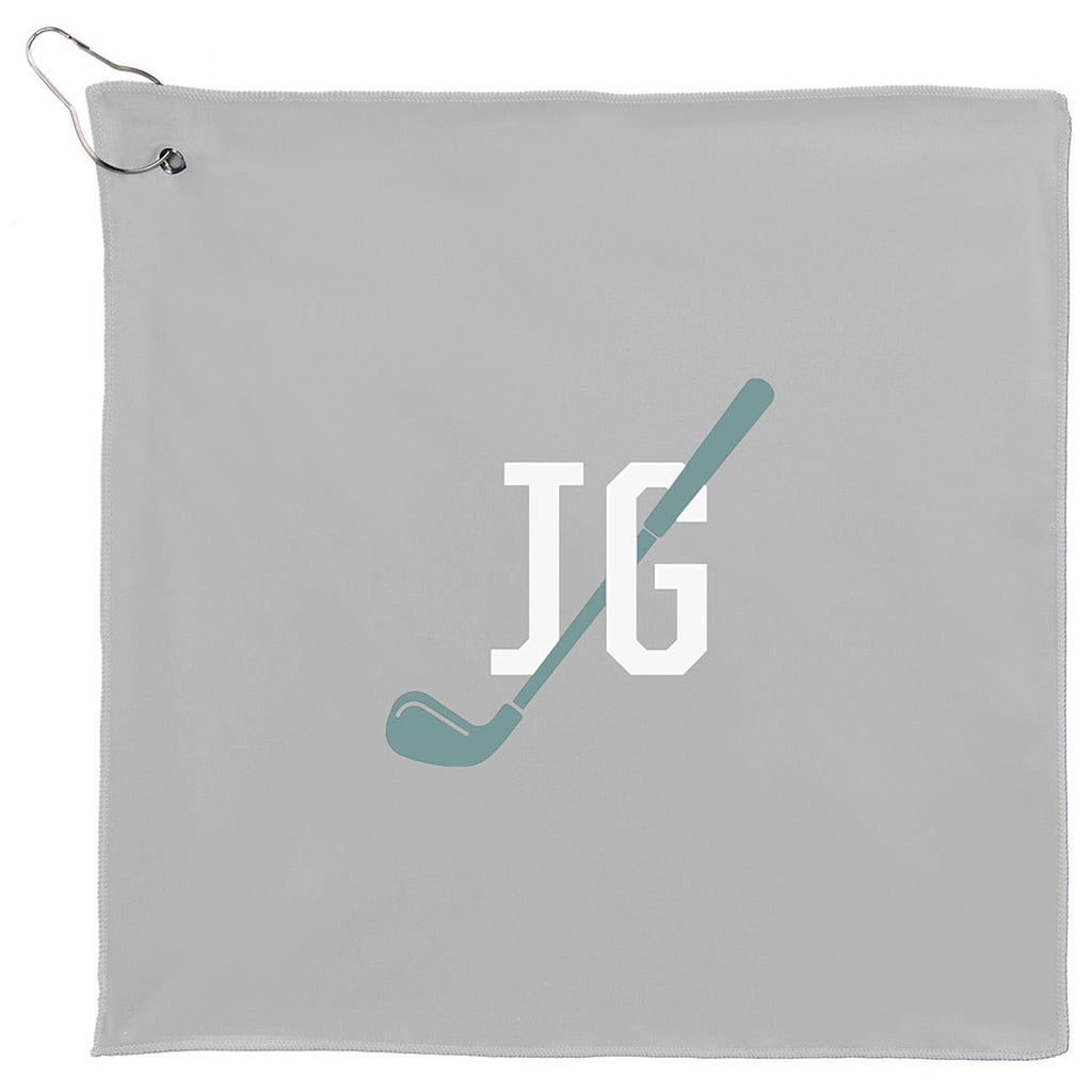 Leed's White 15" x 15" Recycled 200g Microfiber Towel