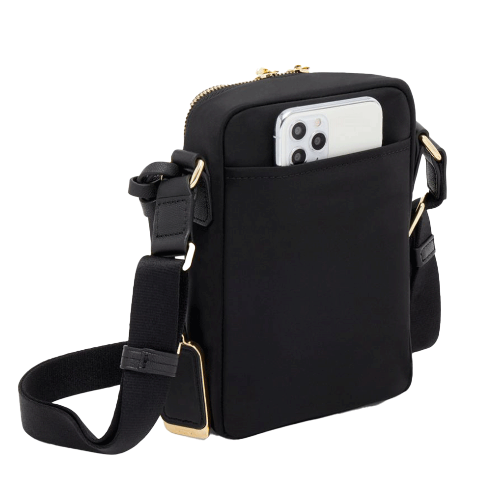 TUMI Black Voyageur Persia Crossbody