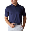 Straight Down Men's Indigo Olympic Polo
