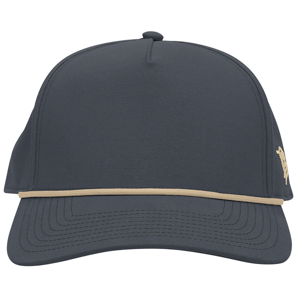 Branded Bills Navy Bare Curved Canvas Rope Hat