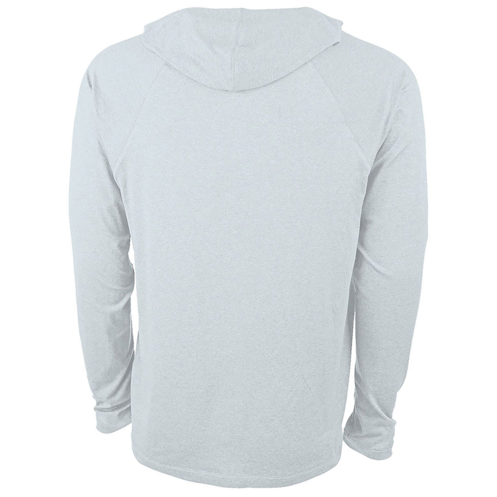 Charles River Unisex Light Grey Heather Lightweight Stretch Hoodie