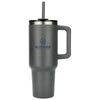 Leed's Grey Pinnacle 40 oz Vacuum Insulated Eco-Friendly Travel Tumbler with Straw