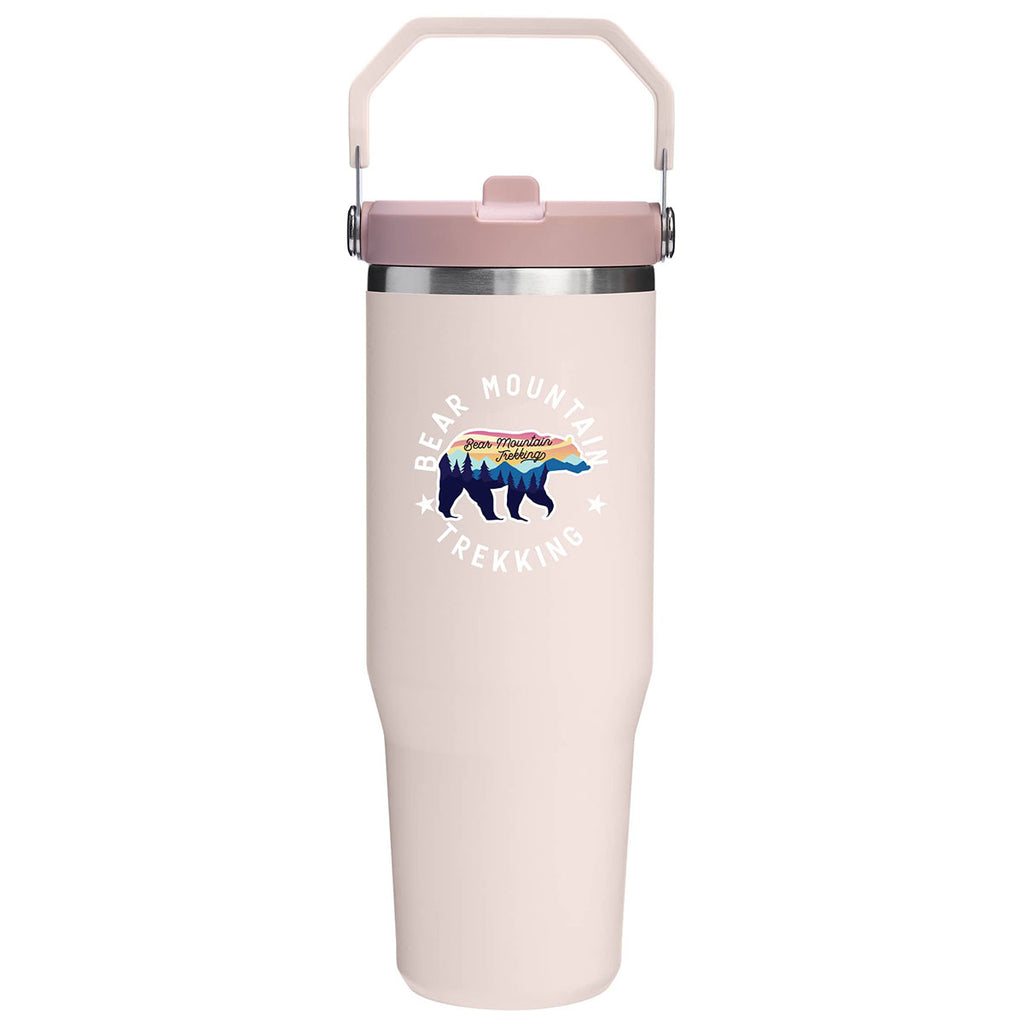 Stanley Rose Quartz IceFlow 2.0 Flip Straw Tumbler 30 oz