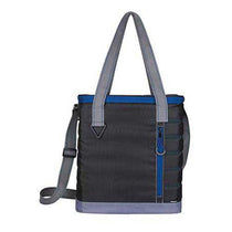 48-Hour Koozie Black/Royal Quilted Kooler Tote