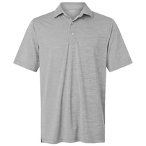 Paragon Men's Black Heather Bohemian Striped Heather Performance Polo