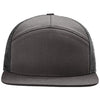 Richardson Charcoal/Black 7-Panel Trucker