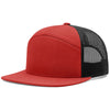 Richardson Red/Black 7-Panel Trucker