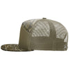 Richardson Mossy Oak Bottomland/Loden Printed 7-Panel Trucker