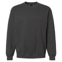 Gildan Unisex Fan Charcoal Heather Heavy Blend Crewneck Sweatshirt