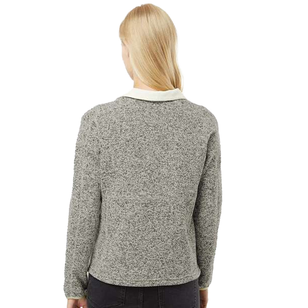 Columbia Women's Chalk Heather Sweater Weather Fleece Full-Zip
