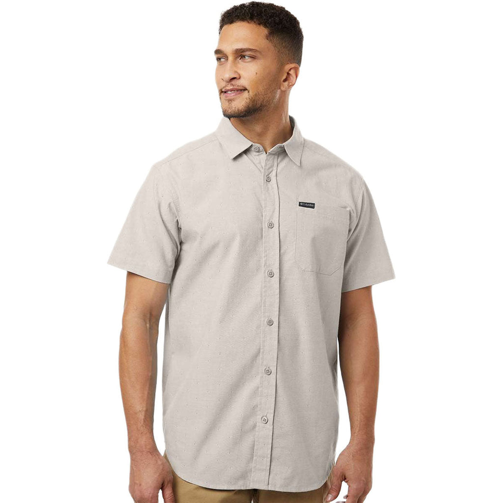 Columbia Men's Dark Stone Rapid Rivers Novelty Short Sleeve Shirt