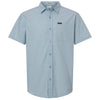 Columbia Men's Ripple Blue Rapid Rivers Novelty Short Sleeve Shirt