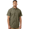 Columbia Men's Stone Green Rapid Rivers Novelty Short Sleeve Shirt